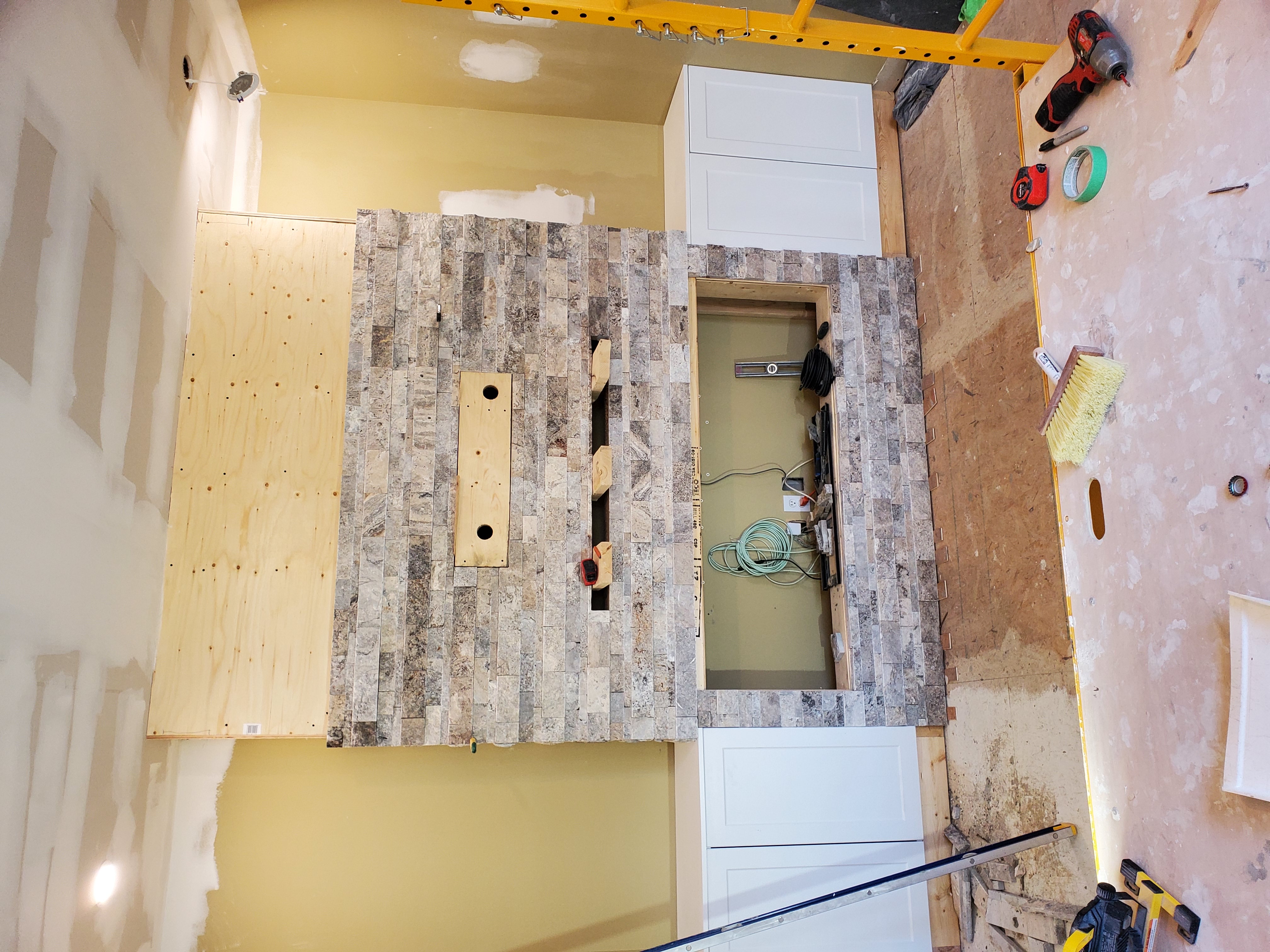 Unfinished Fireplace